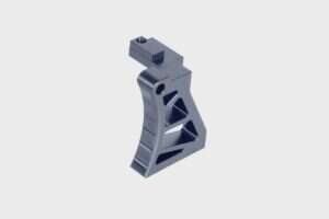 CNC aluminium trigger for STORM PC1 replicas Grey