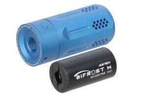 Strike Industries x Acetech OPPRESSOR reduction device with BIFROST M tracer Blue
