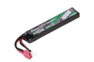 Gens Ace 1000mAh 25C 7.4V T-Deans Li-Po battery (shortened cable)