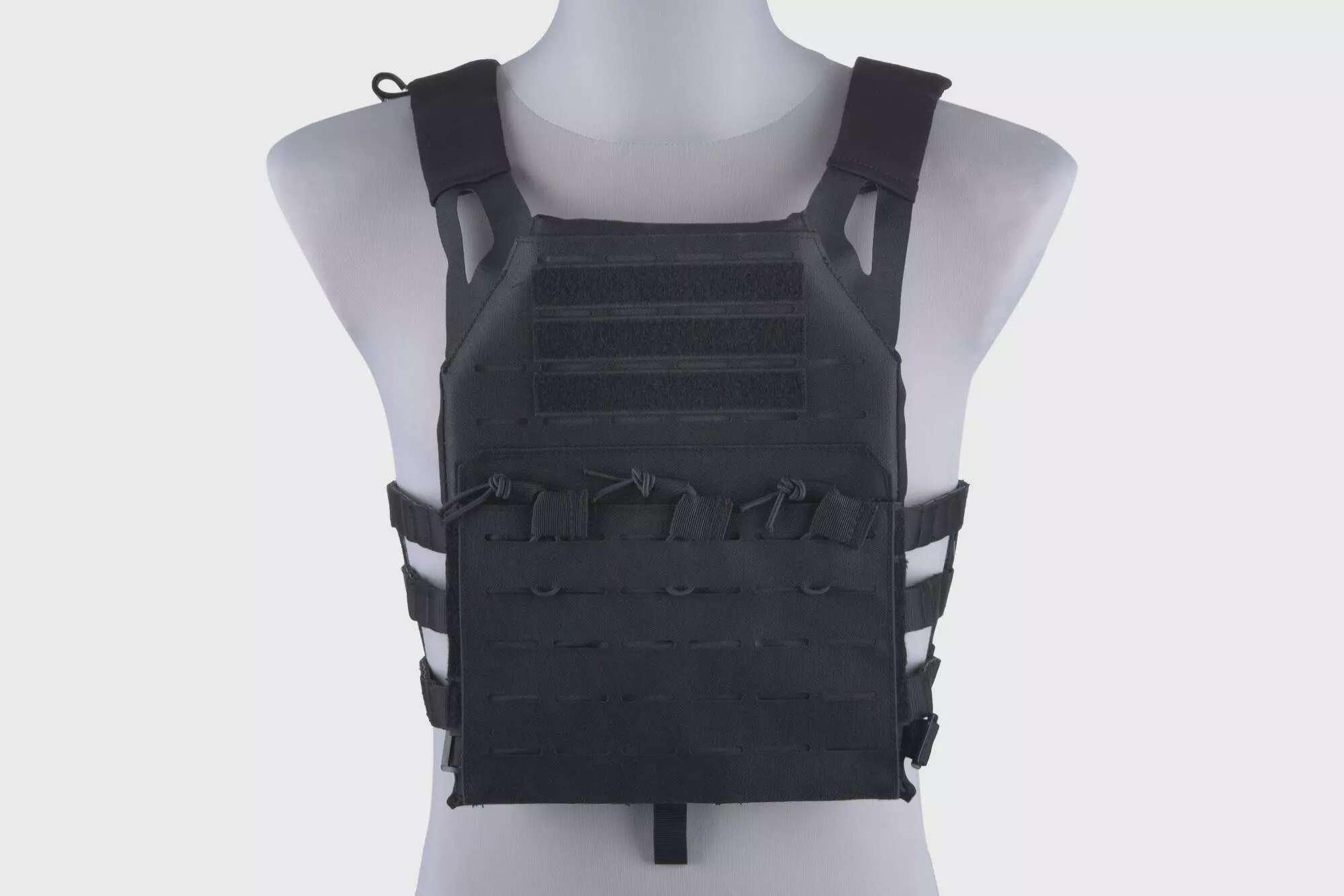 Jump Laser-Cut Tactical Vest - Black