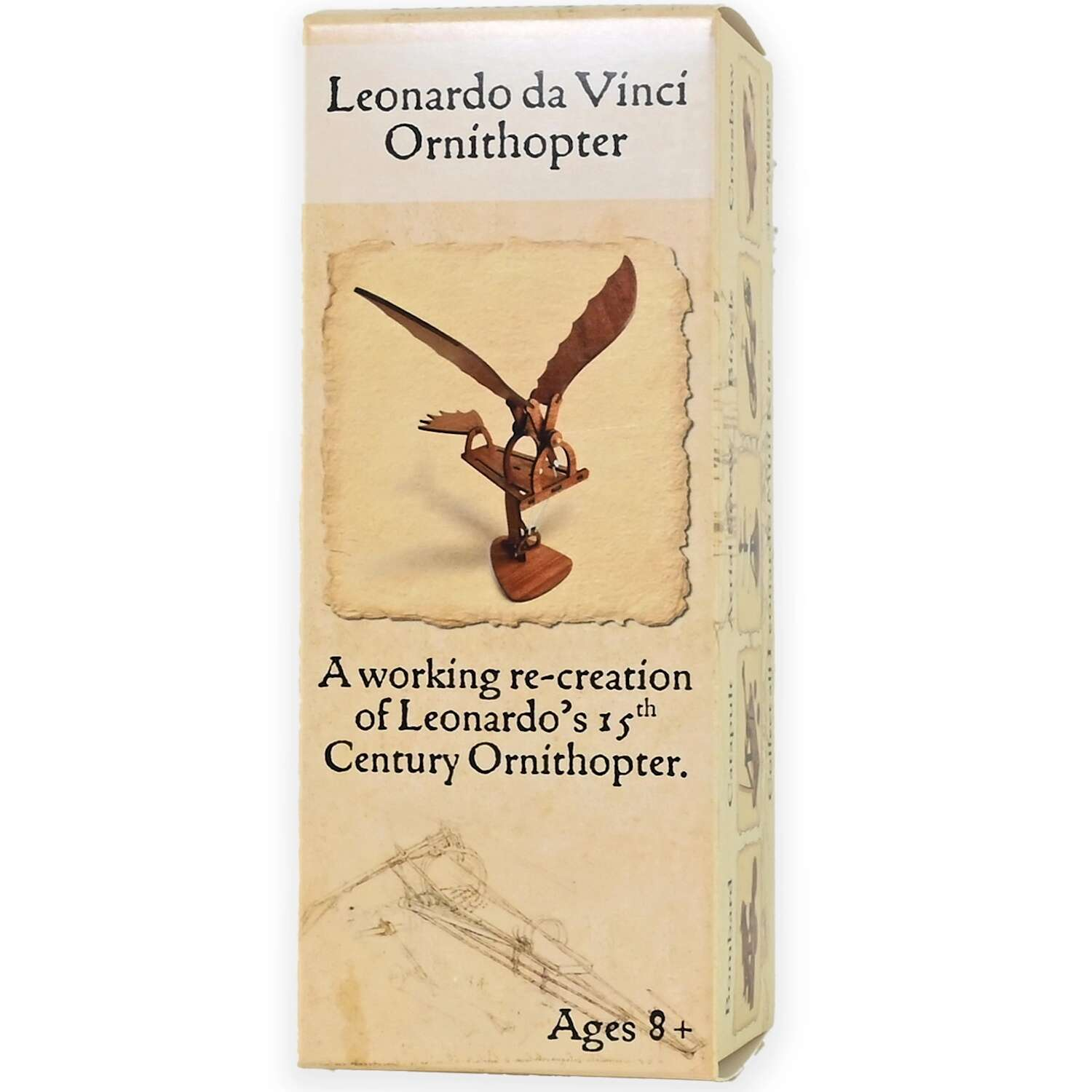 DaVinci Ornithopter - bygg din egen modell - kreativ leksak