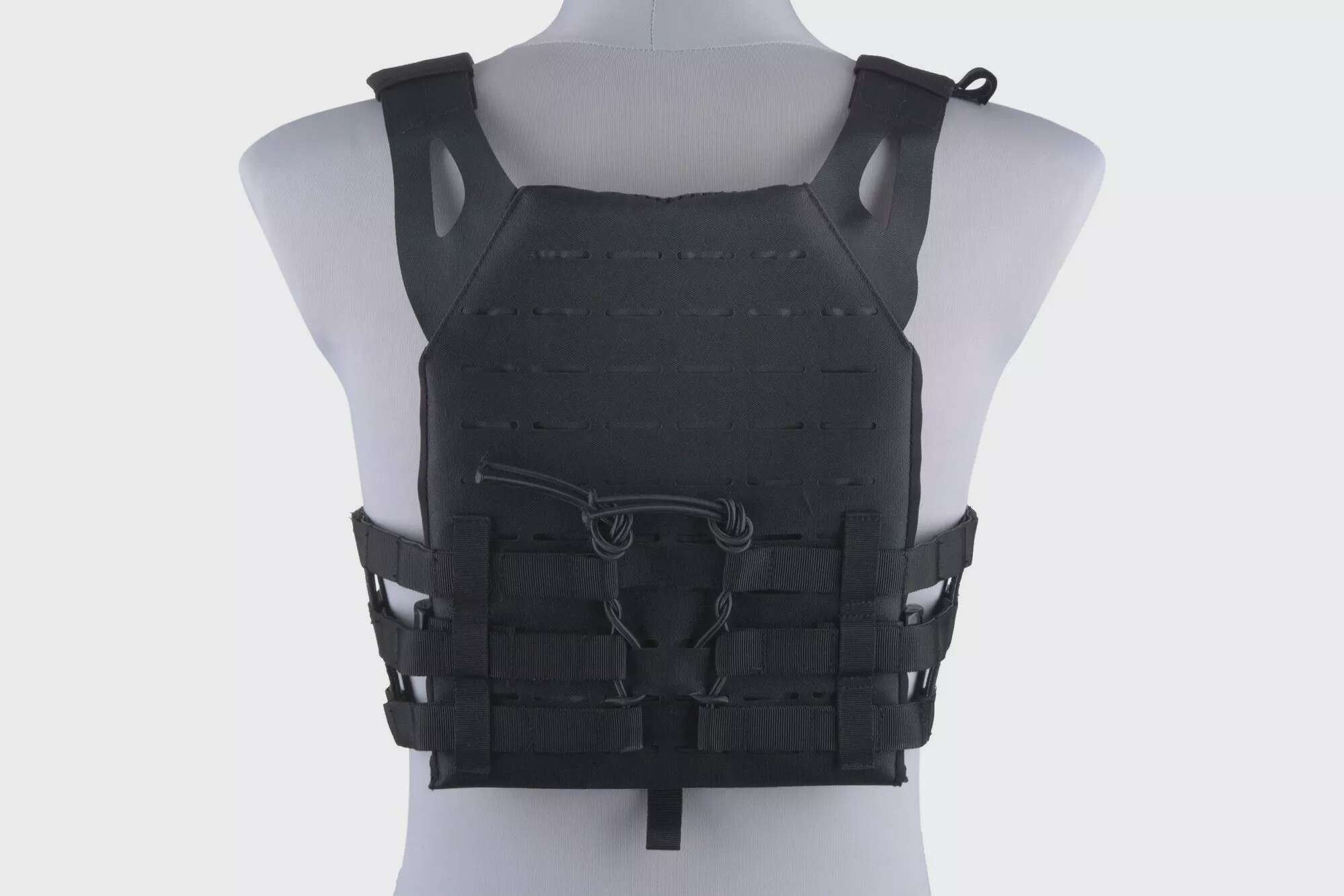 Jump Laser-Cut Tactical Vest - Black