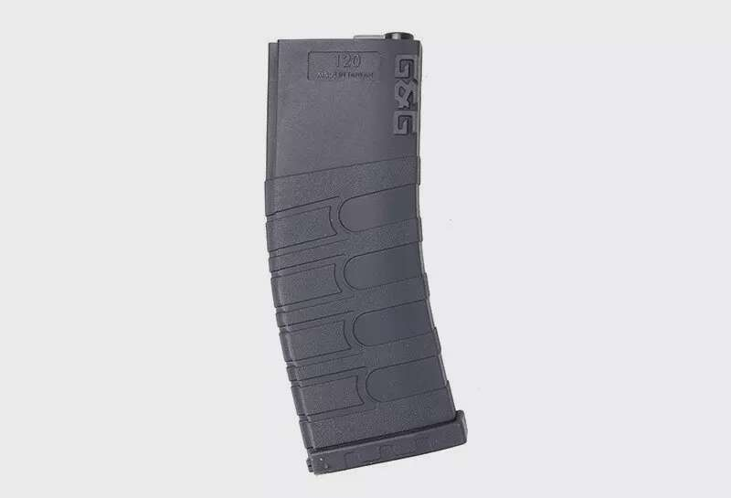 120rd mid-cap magazine for M4/M16 type replicas - black