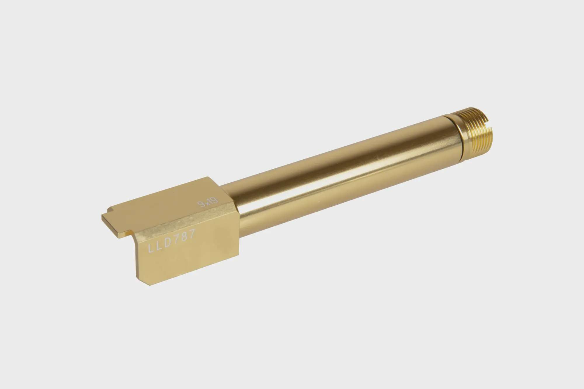 G19 Gen4 "2 Way Fixed" Non-Recoiling External Barrel - Gold
