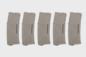 Mid-Cap 130/ 30 rounds Arcturus EMM M4/M16 Variable-Cap Magazine for M4/M16 Flat Dark Earth replicas (5 pack)