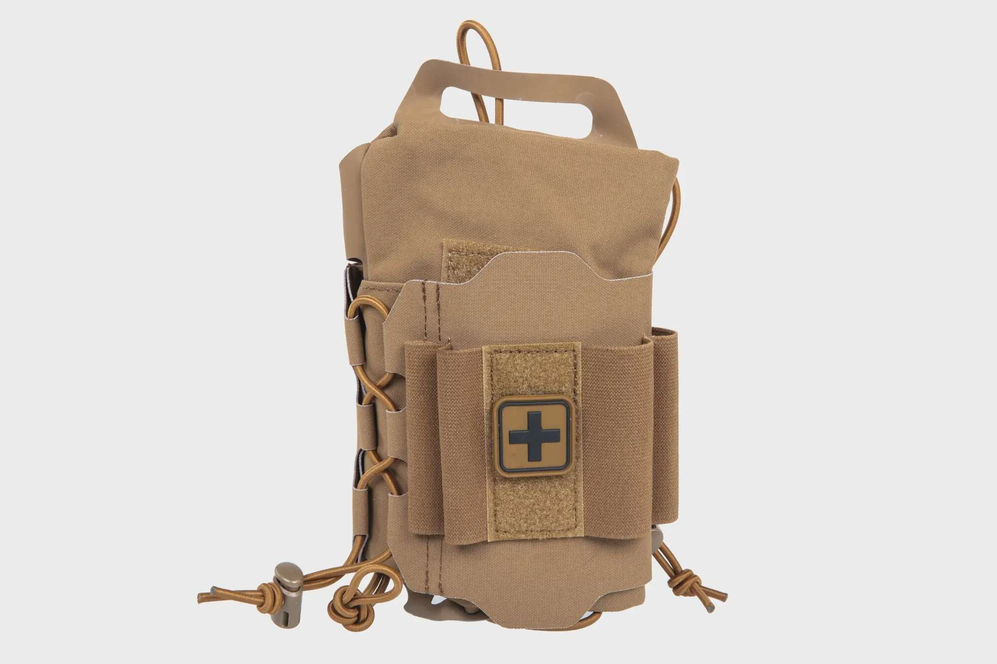 Tactical first aid kit with Molle panel Wosport Coyote Brown