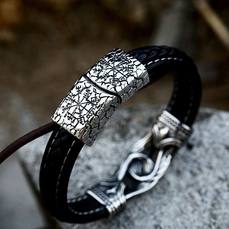 Armband - Nordisk mytologi - Länk med Vegvisir