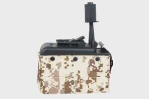 A&K electric box magazine for 2000 BBs for M249 Digital Desert replicas