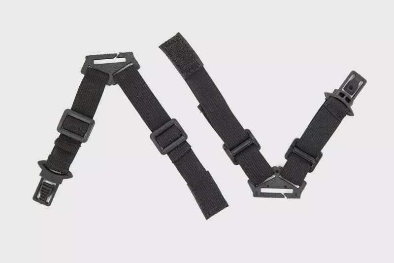 Buckle Set for Helmet Masks - black