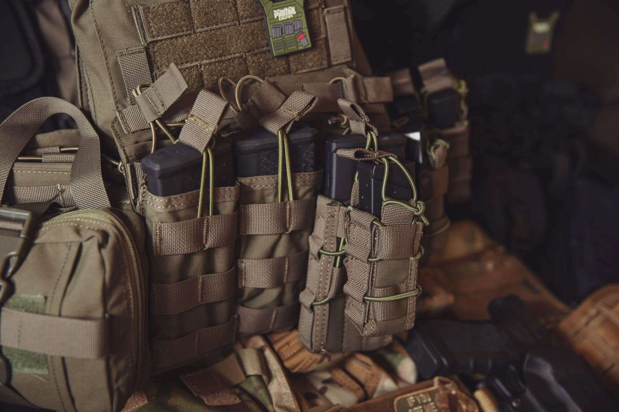 Double carbine magazine pouch Ridae - Coyote Brown