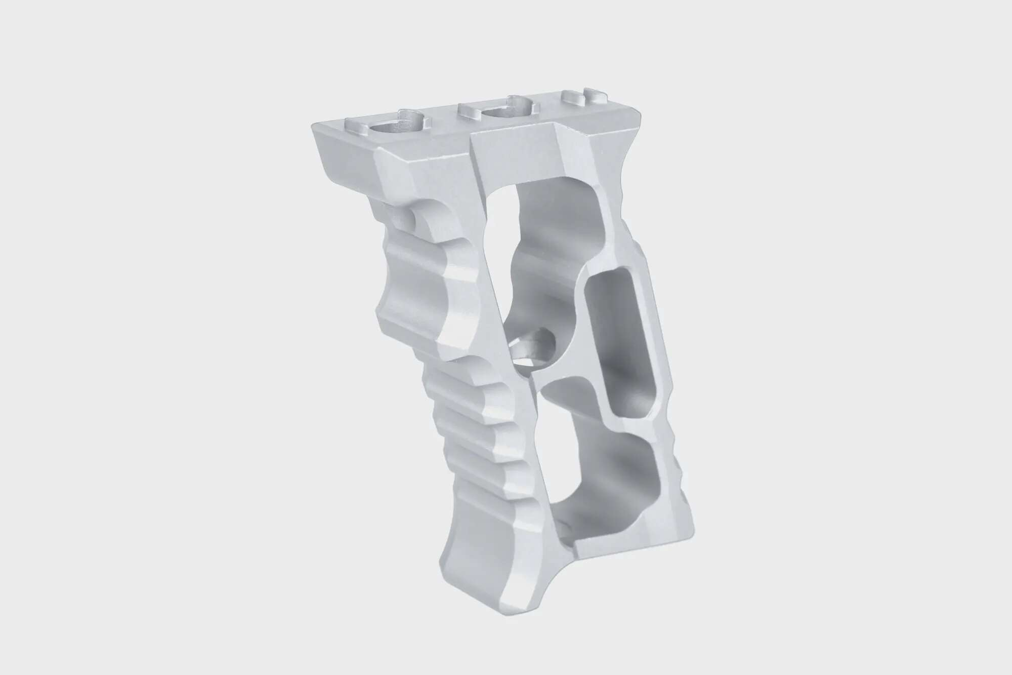 Aluminium angle grip TD Minivert for KeyMod/M-LOK Silver