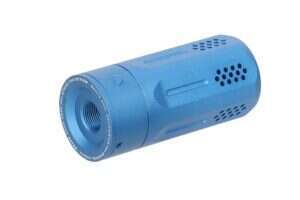King Arms x Strike Industries OPPRESSOR LITE Blue exhaust device