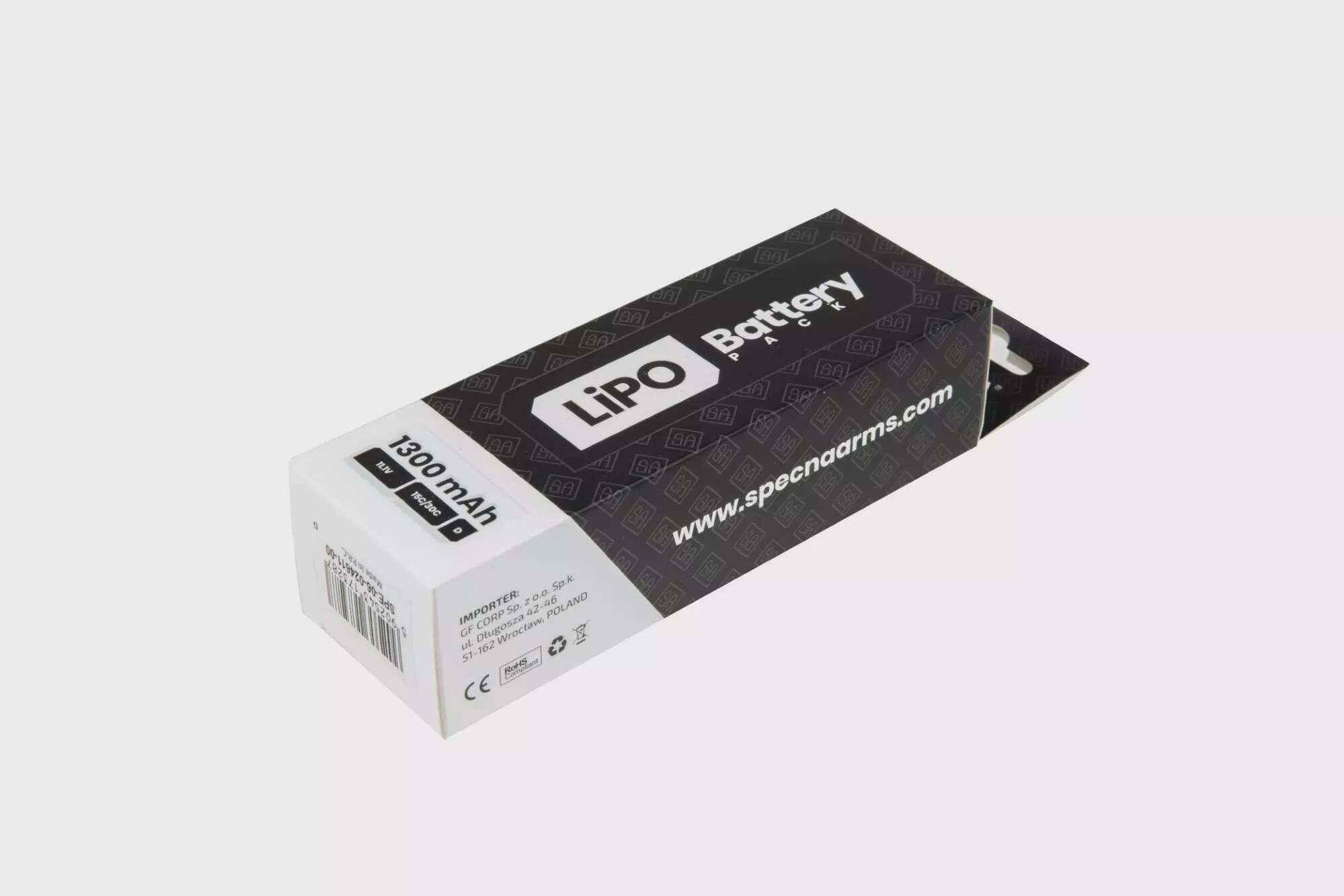 LiPo 11,1V 1300mAh 15/30C Battery - Butterfly Configuration - T-Connect (Deans)