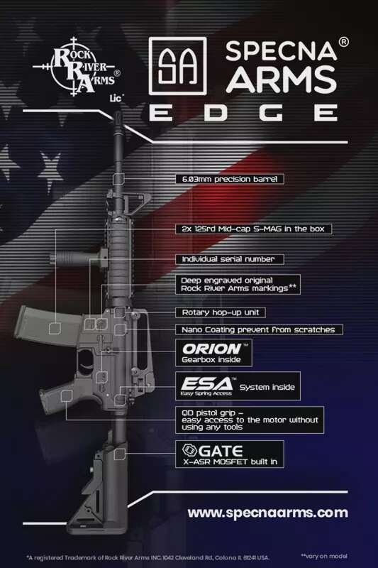 SA-E12 EDGE™ Carbine Replica - Half-Tan