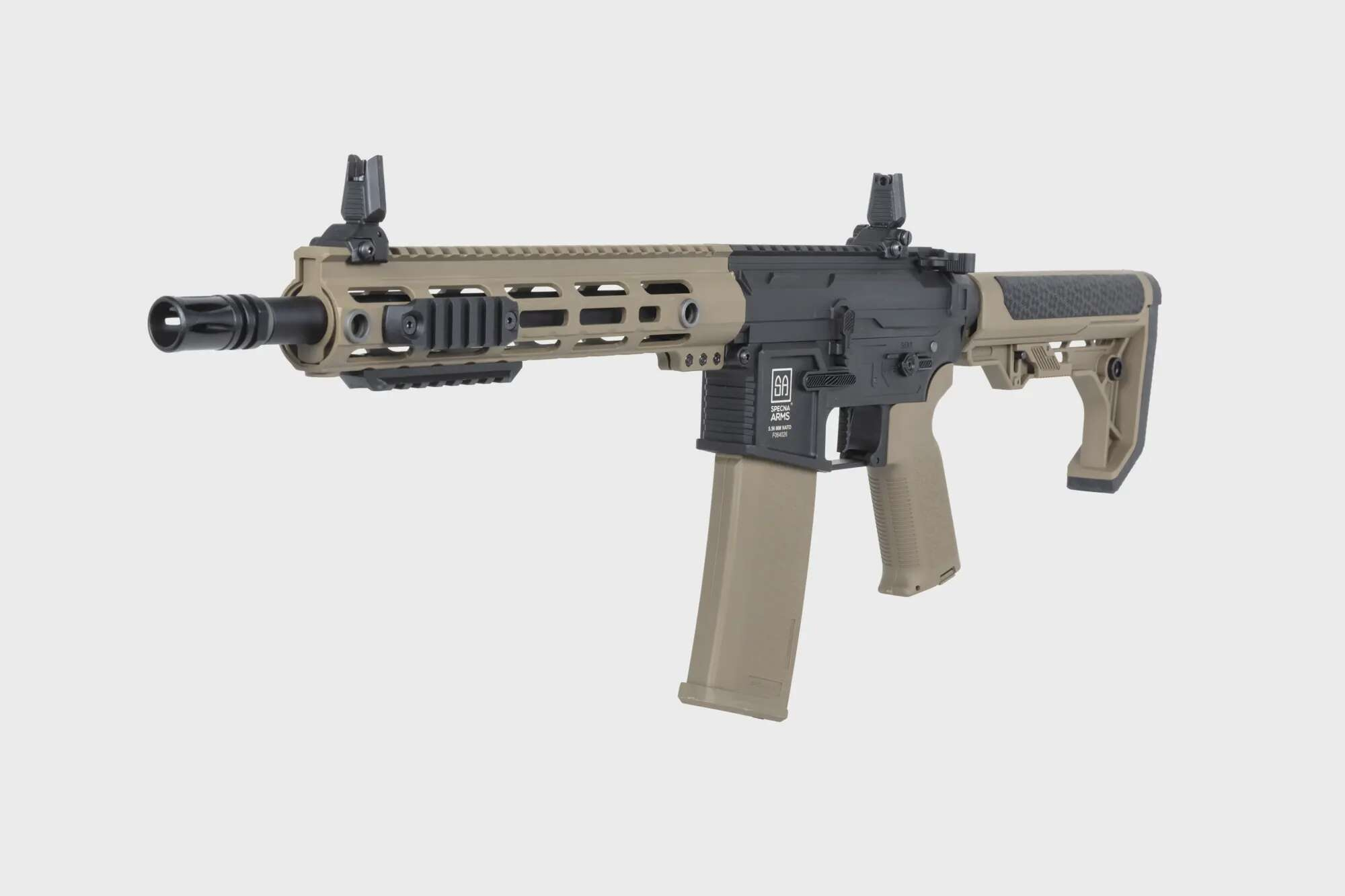 Specna Arms SA-F05-RL FLEX™ Gen.2 Light Ops Stock/New Receiver HAL ETU™ Half-Tan airsoft Carbine
