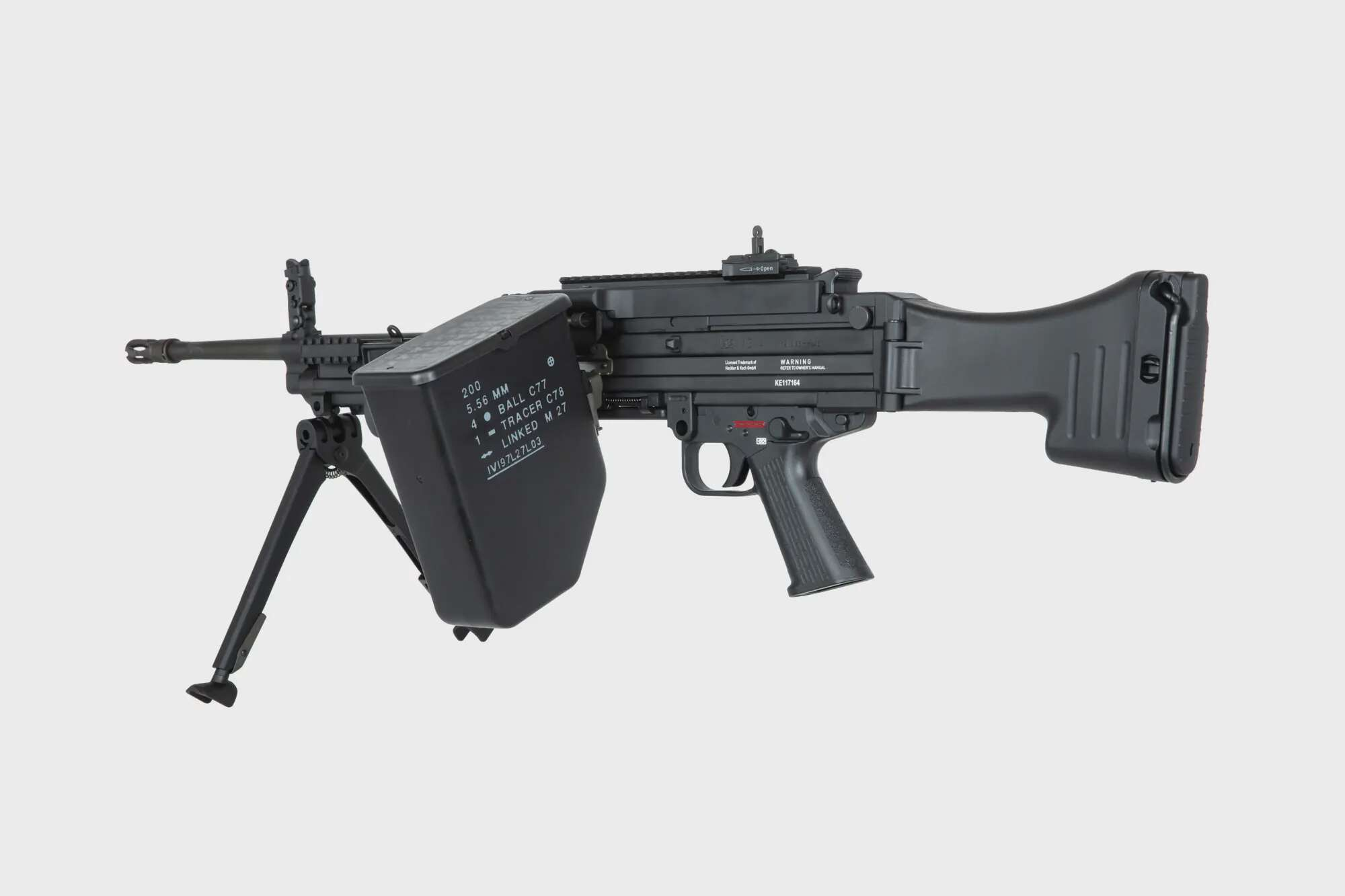 H&K MG4 machine gun replica