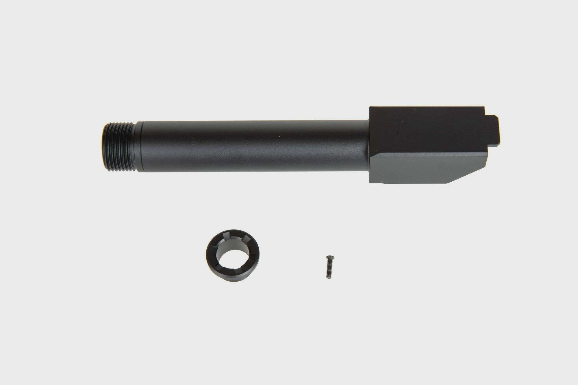 Non-Recoiling 2 Way Fixed" Outer Barrel for Umarex Glock 19X Replicas - Black"