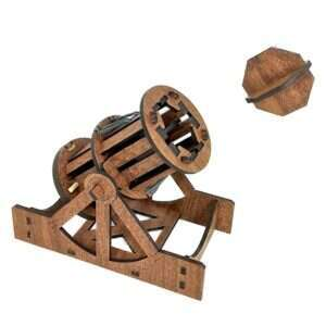 DaVinci mini bombard - bygg din egen modell - kreativ leksak