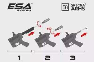 Specna Arms RRA SA-E03 EDGE™ HAL2 ™ Half-Tan airsoft Carbine