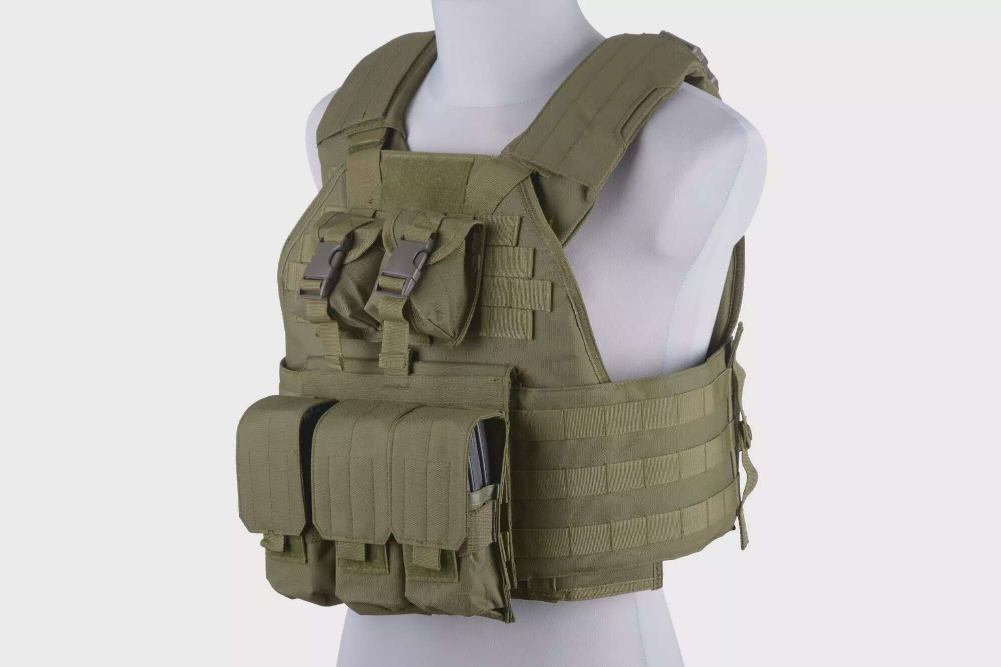 Plate Carrier Tactical Vest - Olive Drab