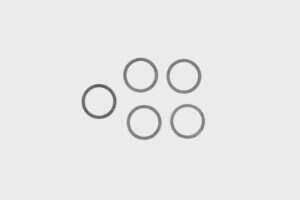 Set of 5 Silverback spring guide washers Desert Tech HTI