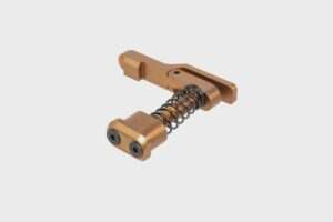 Aluminium Maxx Model Advanced type C magazine release for MTW M4 Flat Dark Earth replicas