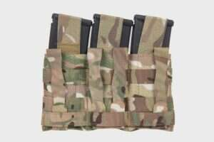 Triple magazine pouch with flap Wosport Multicam