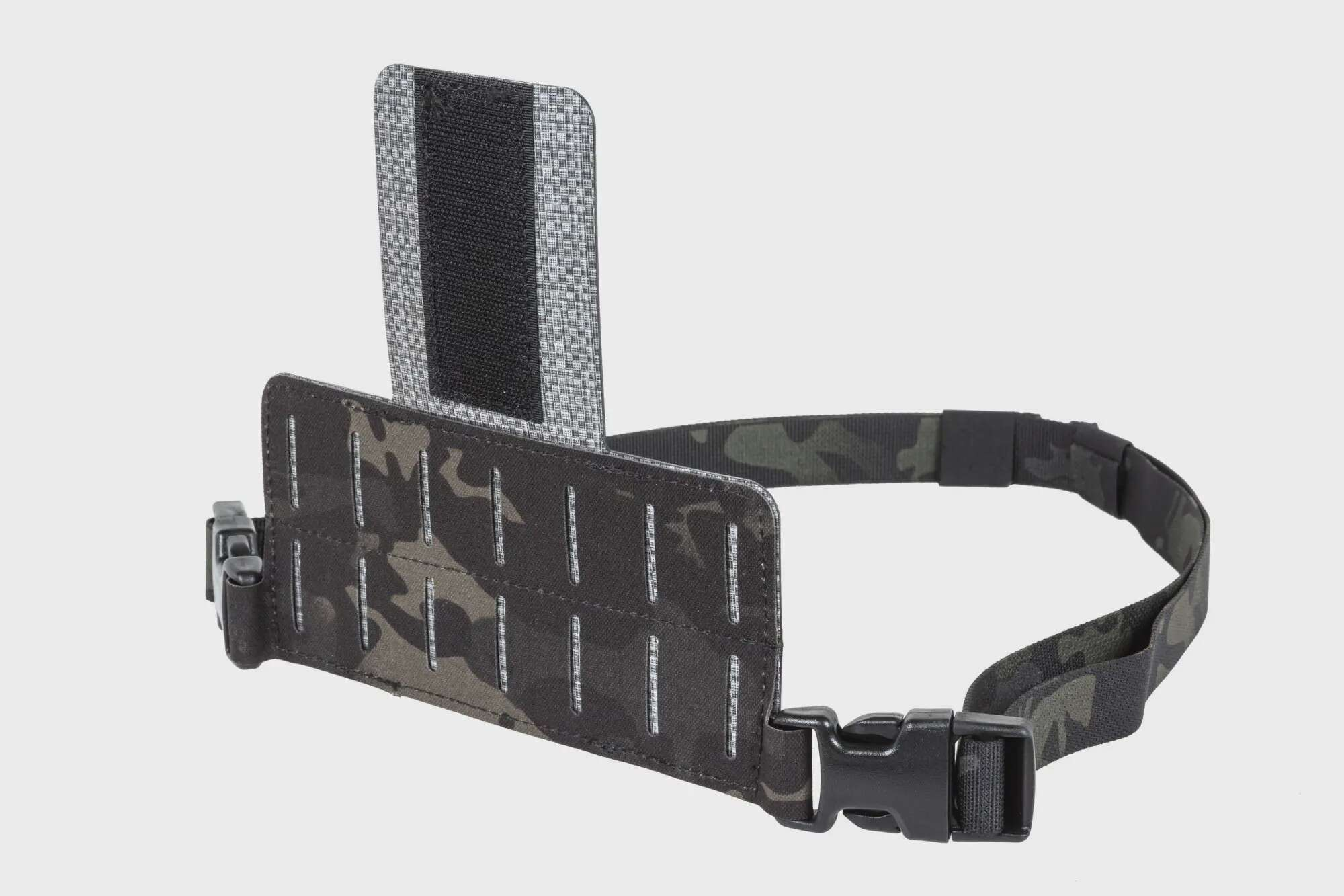 Molle panel for additional accessories Wosport MB-ACC-02 Multicam Black