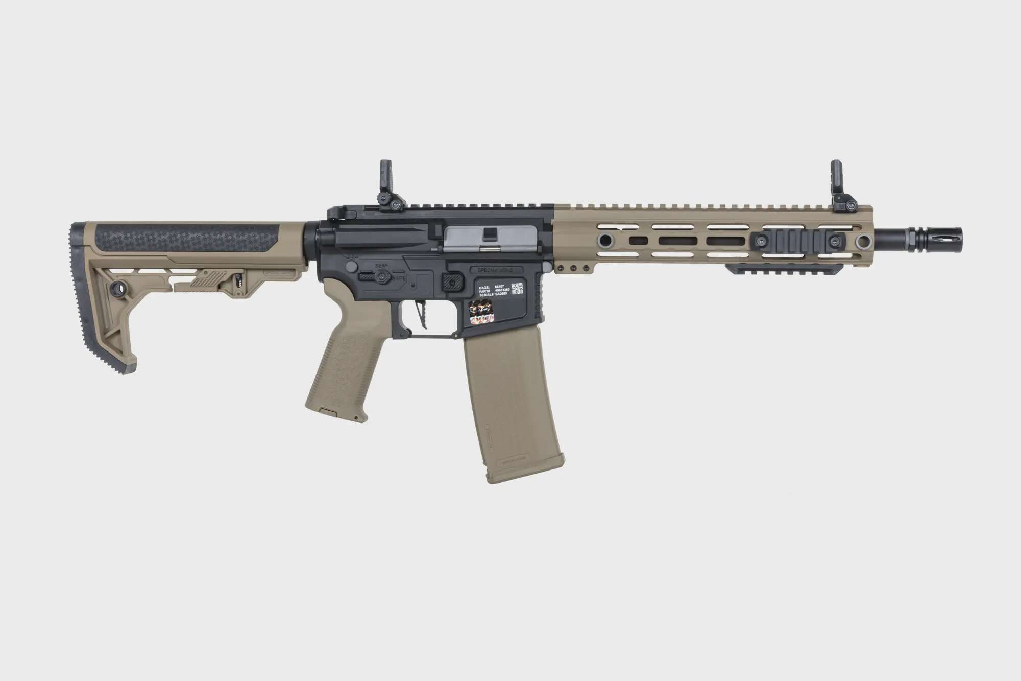 Specna Arms SA-F05-RL FLEX™ Gen.2 Light Ops Stock/New Receiver HAL ETU™ Half-Tan airsoft Carbine