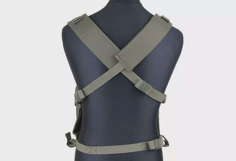 Chest Rig type tactical vest - olive