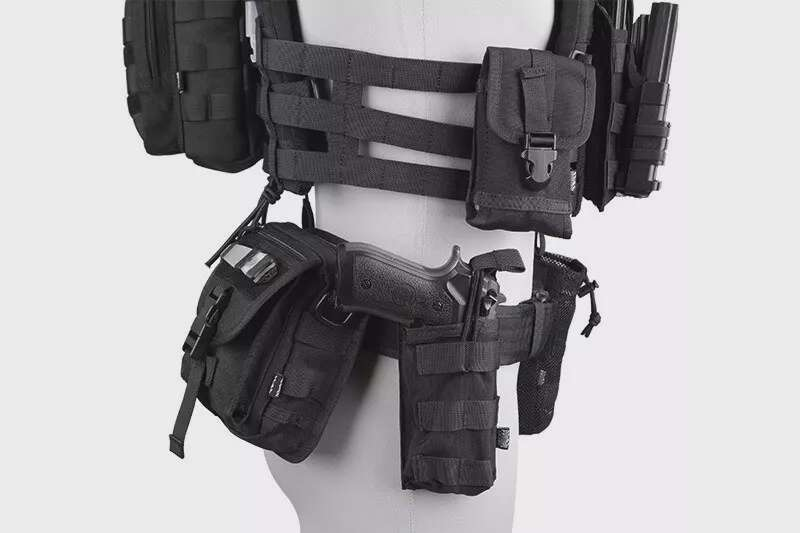Double Open I Pouch for AK/M4/G36 Magazines - Olive Drab