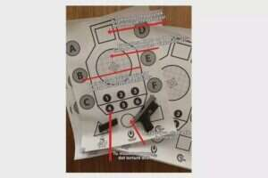 Aim Small Shooting Target - 50 Pcs