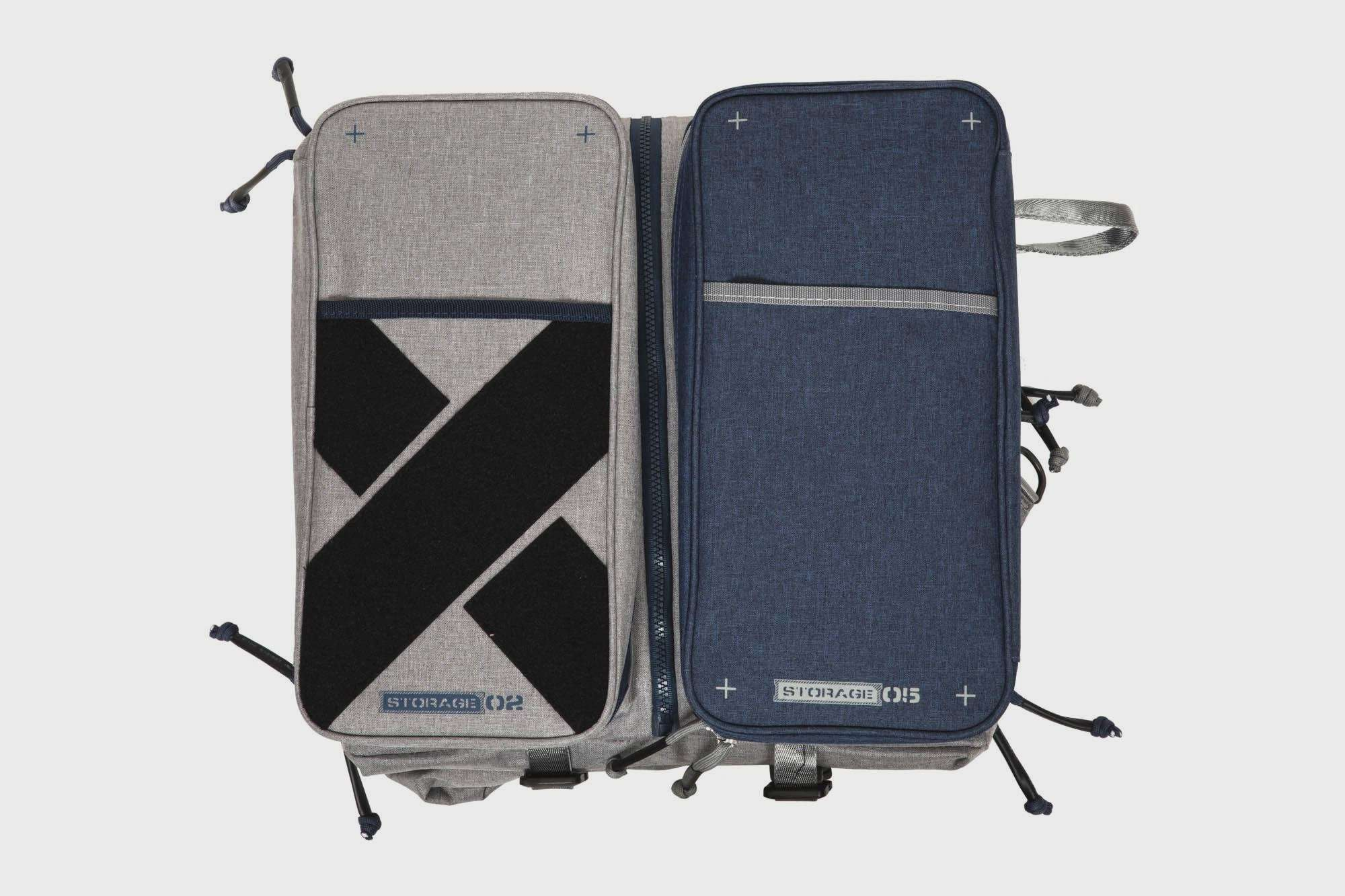 Container Gun Case - grey / navy