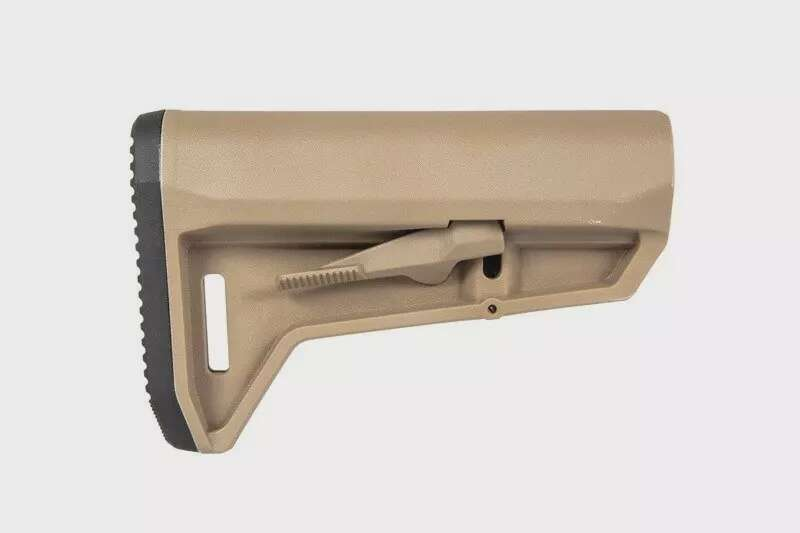 Adjustable stock for M4/M16 type replicas - dark earth