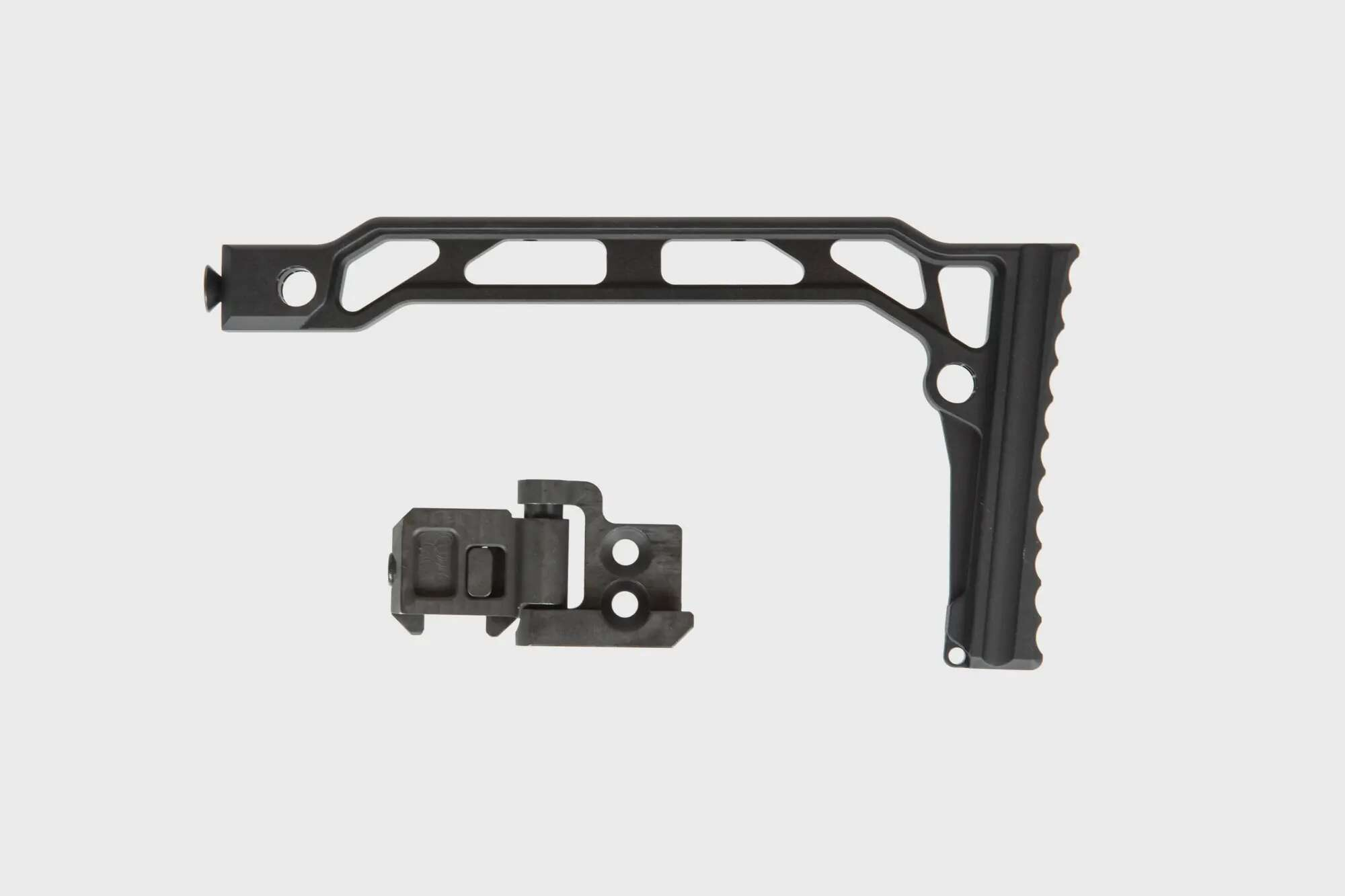 SS-8R Skeleton stock with 1913 mount - Black