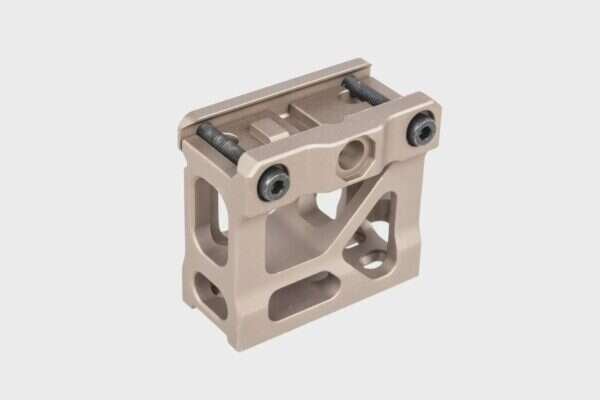 JJ Airsoft RIS rail mount for T1 Tan type red dot sight