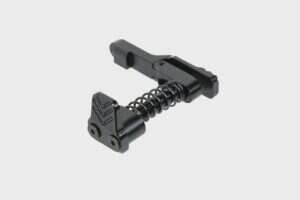 Aluminium Maxx Model Advanced type A magazine release for MTW M4 replicas Black
