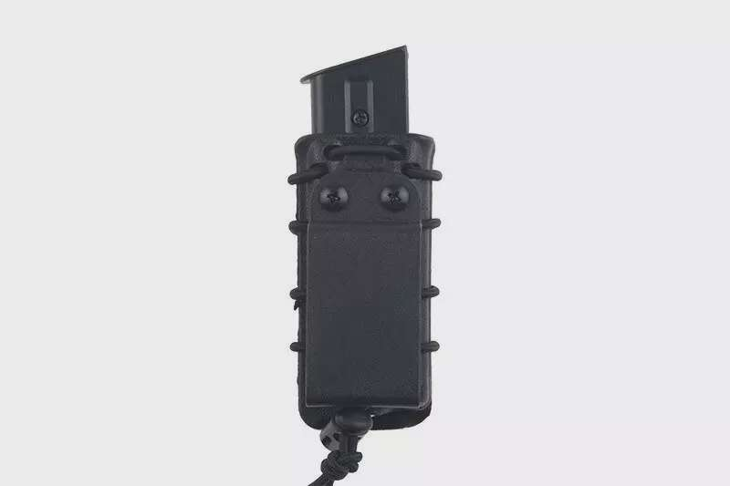 SMC Single Stack Magazine Pouch with flocking (na pas 50mm) - black