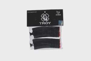 Set of 2 mid-cap 250-ball King Arms x Troy Battlemag magazines for M4/M16 type replicas