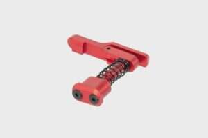 Aluminium Maxx Model Advanced type C magazine release for MTW M4 replicas Red
