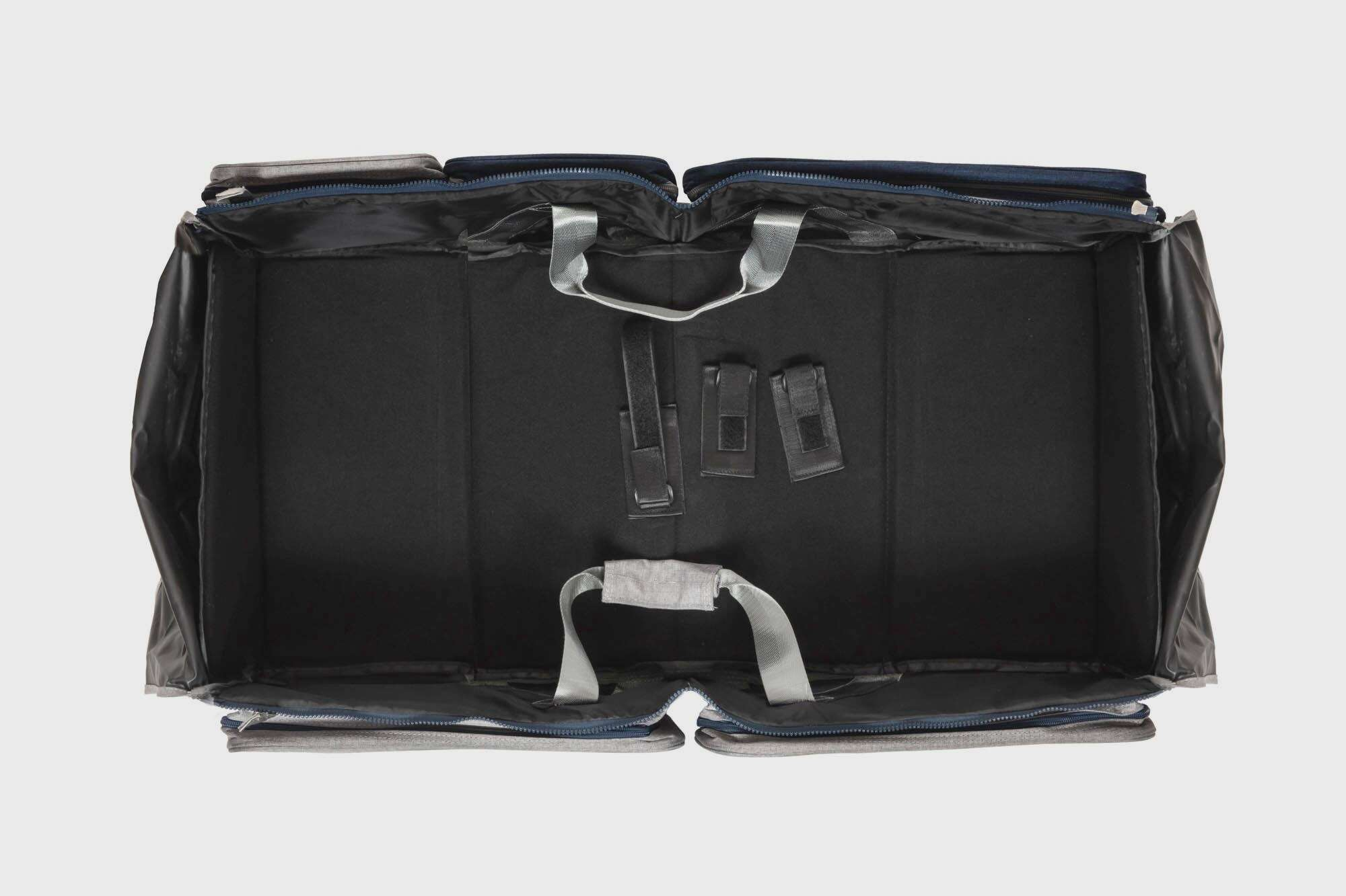 Container Gun Case - grey / navy
