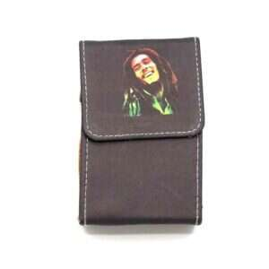 Belt Cigarette case Bob Marley grå/brun