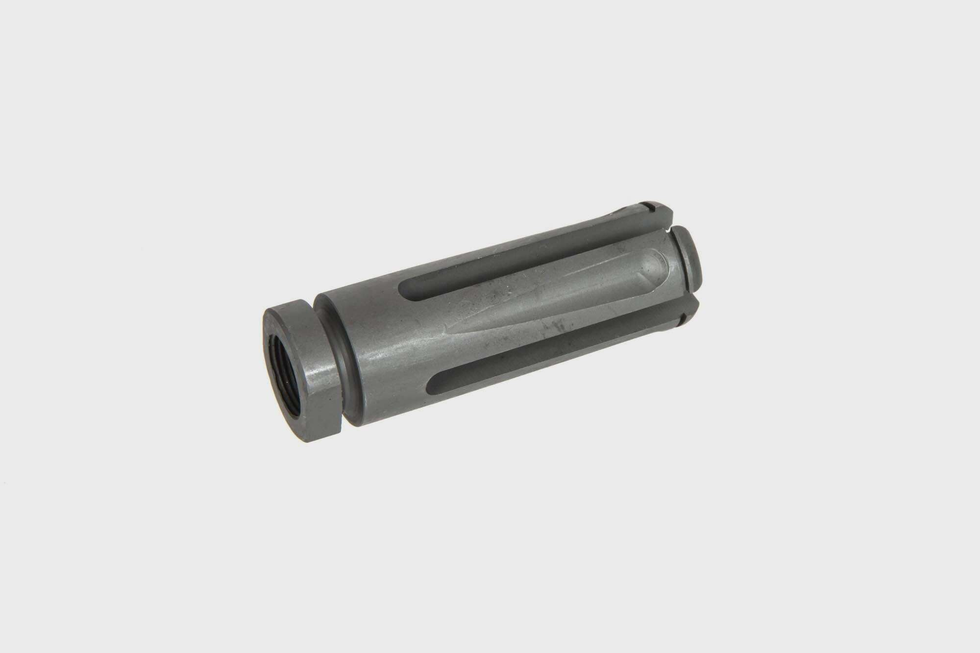 Steel flame damper for M4/M16 replicas - 14mm CCW