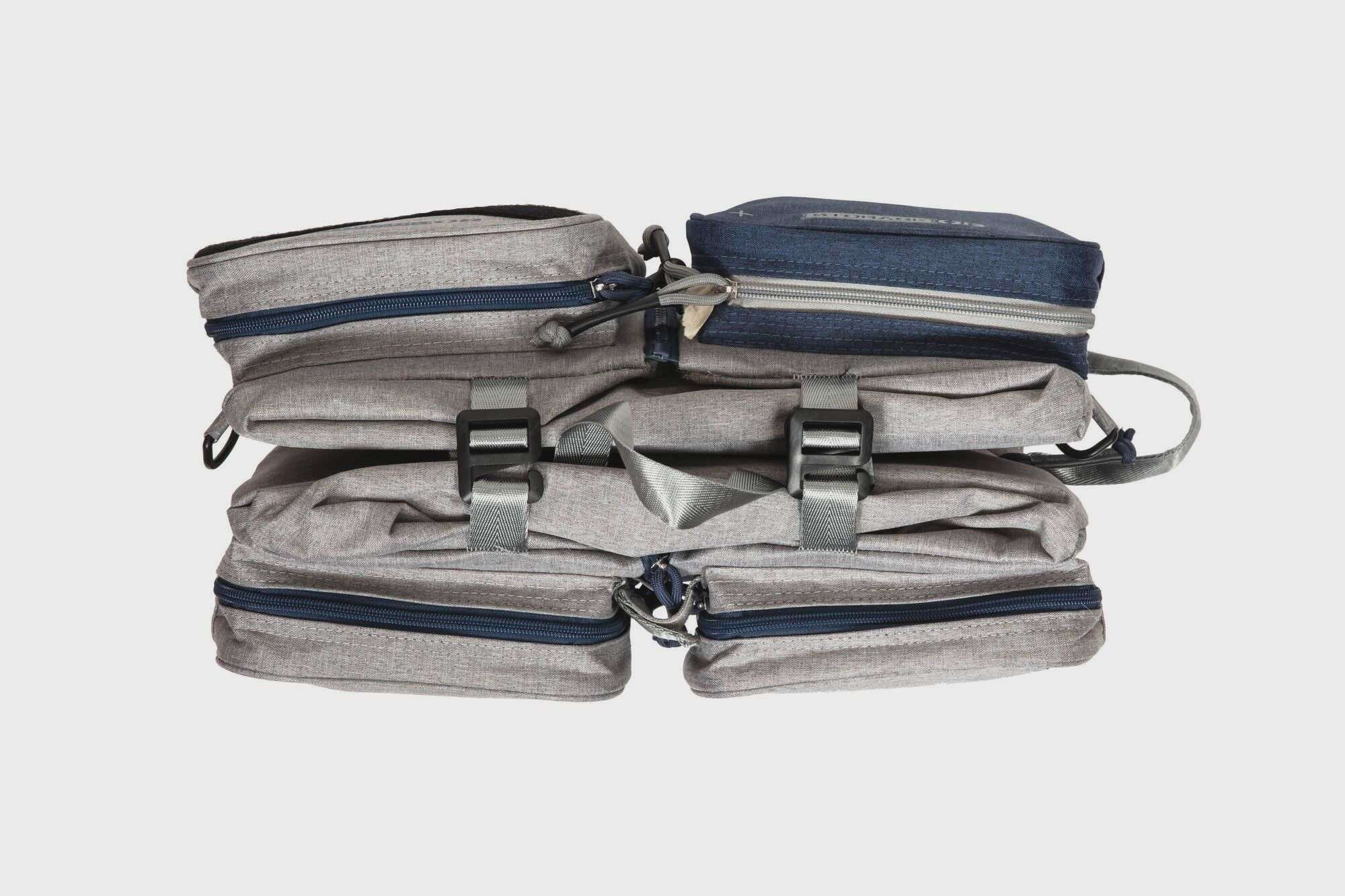 Container Gun Case - grey / navy