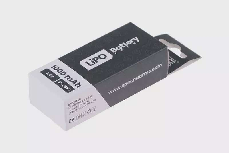 LiPo 7,4V 1000mAh 30/60C (PEQ) Battery