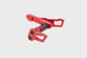 Aluminium Maxx Model Advanced Type B magazine release for MTW M4 replicas Red