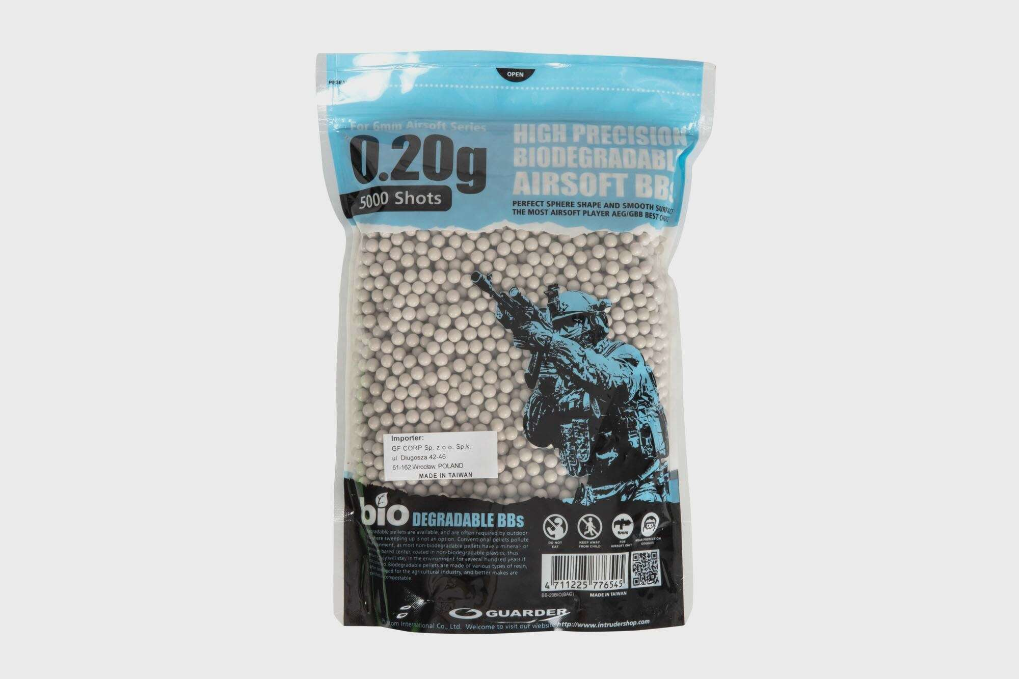 BBs biodegradable 0.20g Guarder 5000 pcs