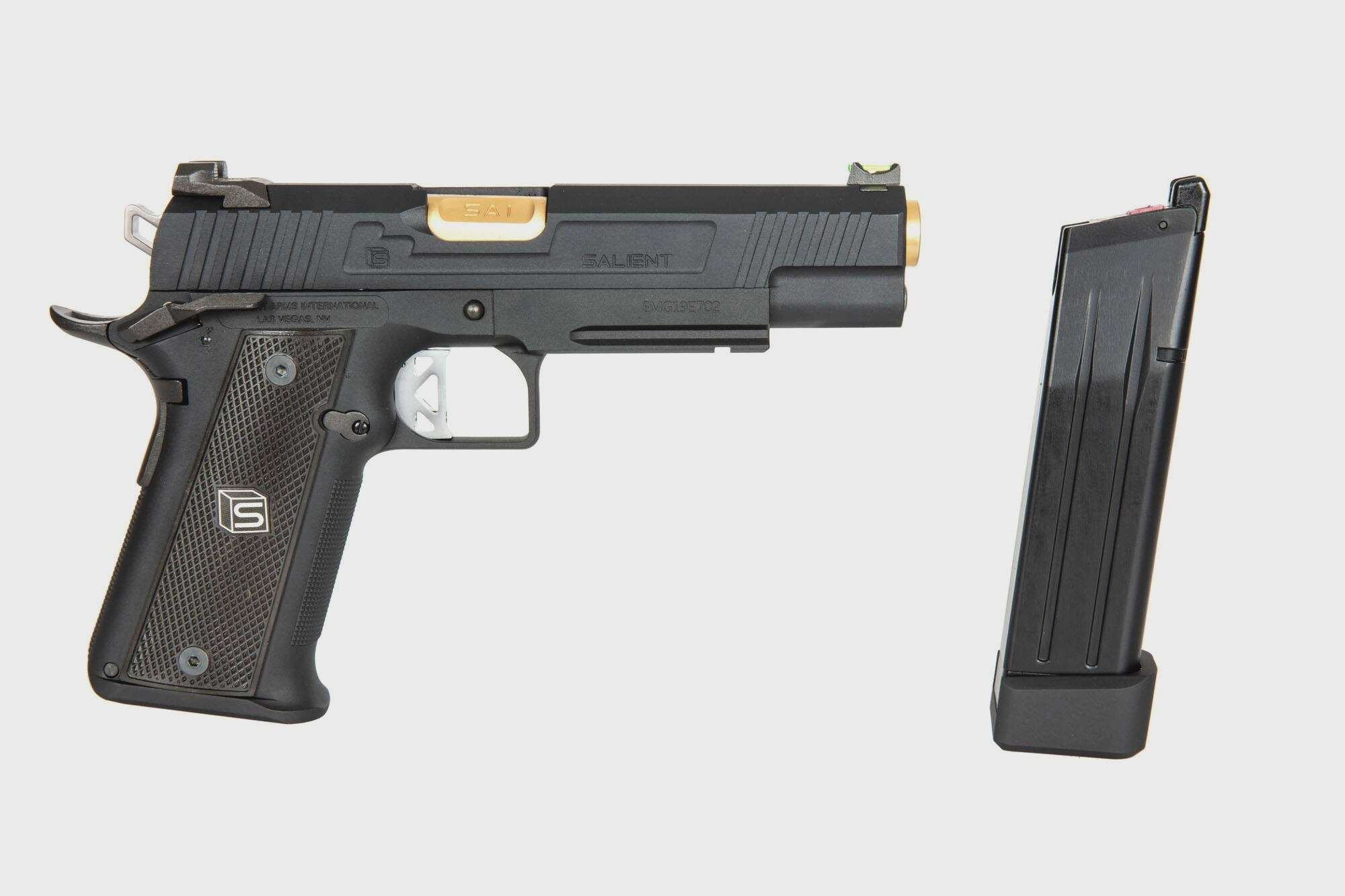 SAI DS 2011 Full Auto (Aluminum/Green Gas) Pistol Replica