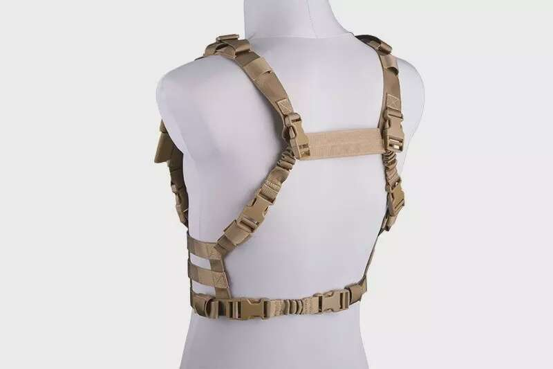 Dynamic Chest Rig Tactical Vest - Tan