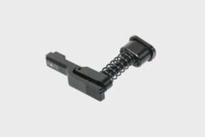 Aluminium Maxx Model Advanced type C magazine release for MTW M4 replicas Black